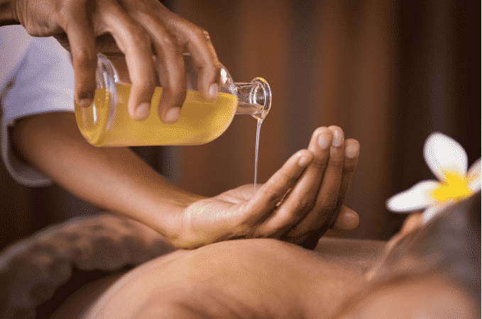massagem com aromaterapia